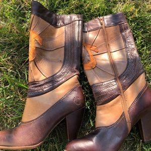 True Religion leather cowboy boots